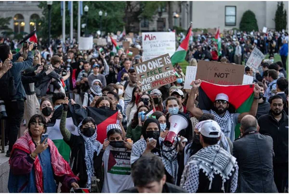 इजरायल और गाजा युद्ध का तनाव अमेरिकी कॉलेज परिसरों में फैला